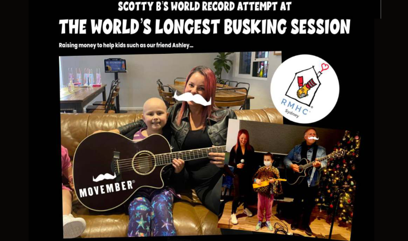 Scotty B World's Longest Busking Session